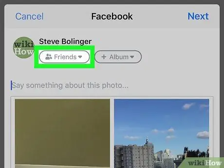 Lag en fotokollasje på Facebook på iPhone eller iPad Trinn 13