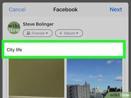 Faire un collage de photos sur Facebook sur iPhone ou iPad Étape 14