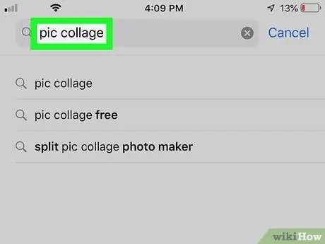 Faire un collage de photos sur Facebook sur iPhone ou iPad Étape 2