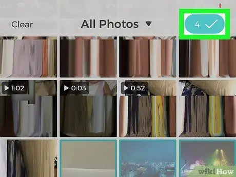 Faire un collage de photos sur Facebook sur iPhone ou iPad Étape 7