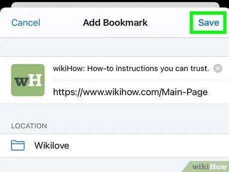 Bookmark ntawm lub iPad Kauj Ruam 23