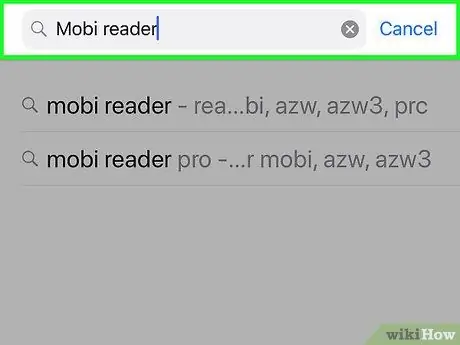 Avage Mobi -failid iPhone'is või iPadis 9. samm