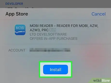 Apri i file Mobi su iPhone o iPad Passaggio 11