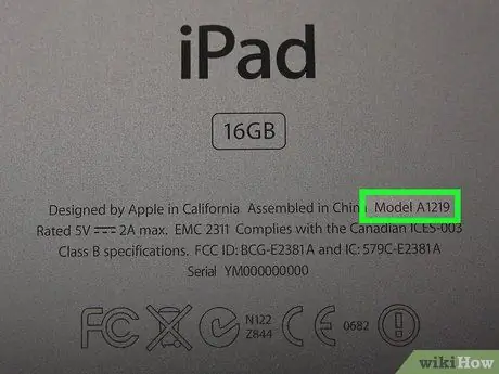 IPad моделін анықтау _