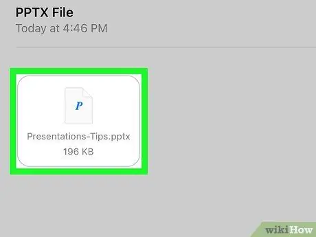 Apri un file PPTX su iPhone o iPad Passaggio 19