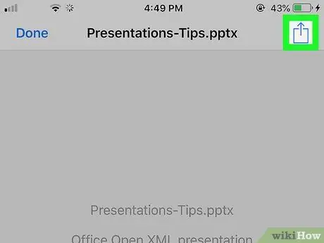 Open a PPTX File on iPhone or iPad Step 20