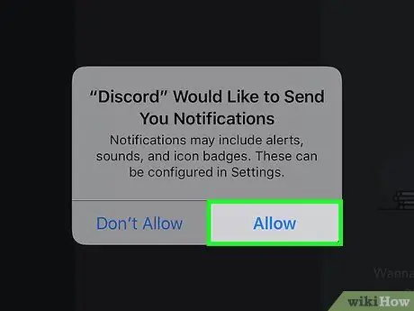 iPhone veya iPad Adım 10'da Discord'u kullanın