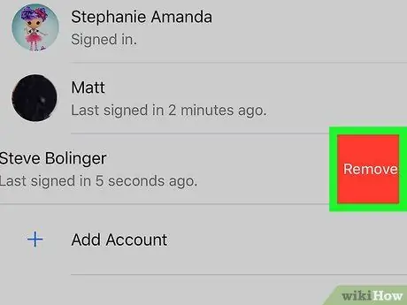 Fshini një llogari të Messenger në iPhone ose iPad Hapi 5
