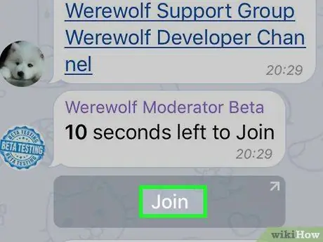 Ua Si Werewolf ntawm Telegram ntawm iPhone lossis iPad Kauj Ruam 11