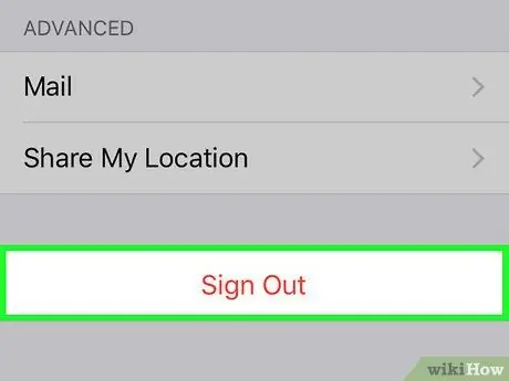 Sign Out of iCloud on iPhone or iPad Step 11