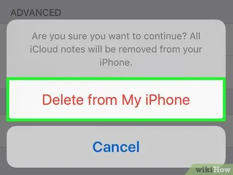 Abmelden von iCloud auf dem iPhone oder iPad Schritt 13