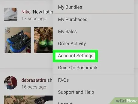 Pakeiskite naudotojo vardą „Poshmark“„iPhone“ar „iPad“5 veiksmas