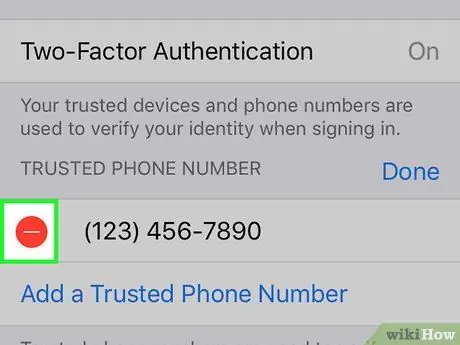 Promijenite pouzdani broj za svoj Apple ID na iPhoneu ili iPadu Korak 11