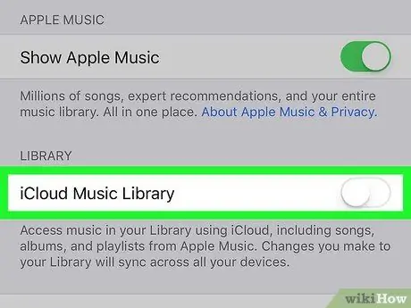 Backup della musica su iCloud su iPhone o iPad Passaggio 9