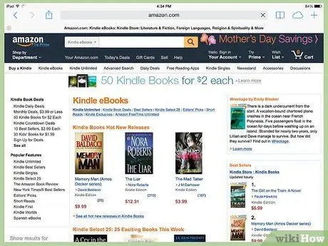 Descargar libros Kindle en un iPad Paso 11