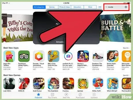 Preuzmite Kindle Books na iPad 2. korak