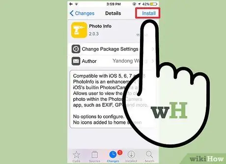 Trova la dimensione del file di una foto iOS Passaggio 35