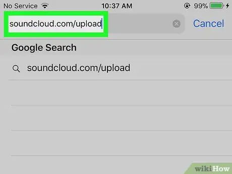 iPhone veya iPad'de Soundcloud'a Şarkı Yükleyin 2. Adım