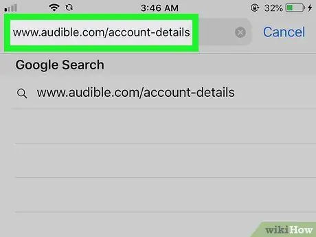 Cancelar Audible en iPhone o iPad Paso 2