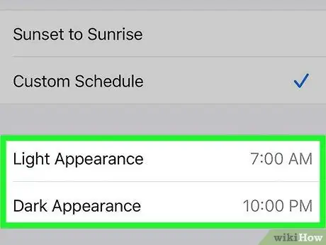 Activer le mode sombre sur iPhone ou iPad Étape 9