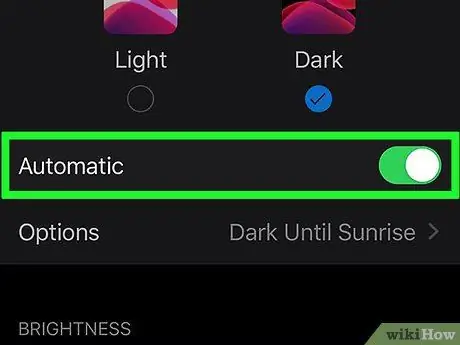 Activer le mode sombre sur iPhone ou iPad Étape 6