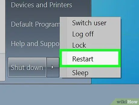 Restaureu Windows 7 al seu estat normal Pas 2