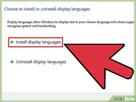 Cambia la lingua in Windows 7 Passaggio 19