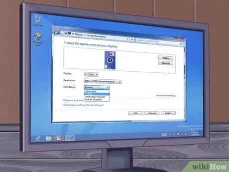 Ajustar, inclinar i girar la pantalla de Windows Pas 7