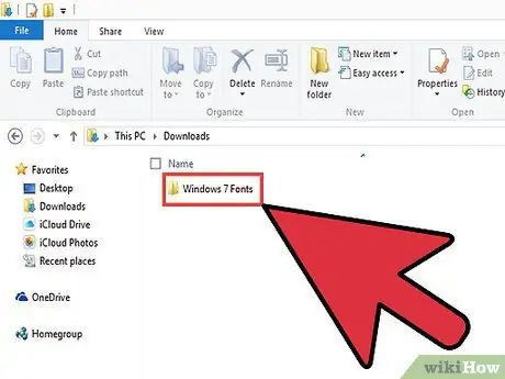 Sakinisha Fonti kwenye Windows 7 Hatua ya 3