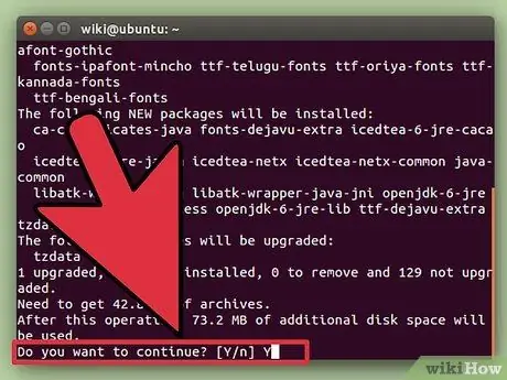 Instalirajte Javu na Linux Korak 20