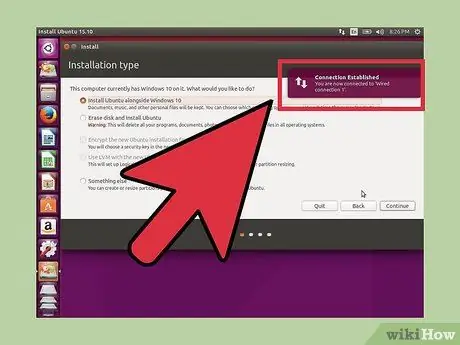 Įdiekite „Ubuntu Linux“be kompaktinio disko („Windows“) 16 veiksmas