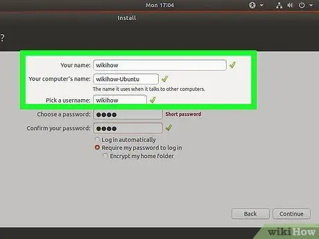 Įdiekite „Ubuntu Linux“20 veiksmą