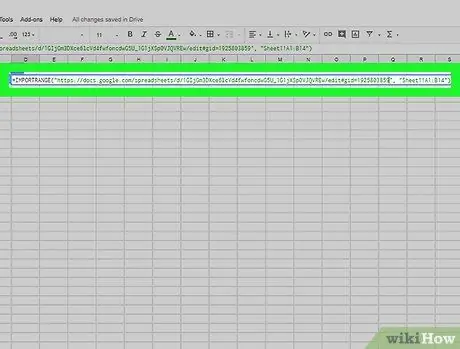 Extraiga datos de otra hoja en Google Sheets en PC o Mac Paso 13