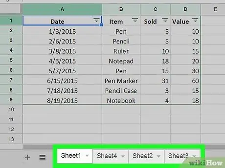 Extraiga datos de otra hoja en Google Sheets en PC o Mac Paso 3