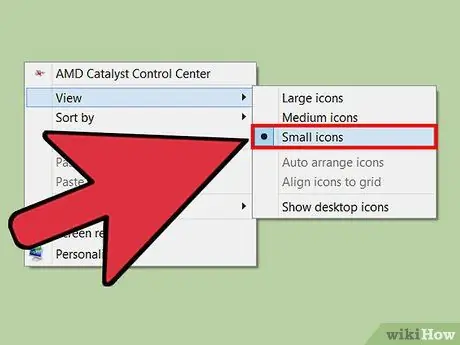 Machen Sie Desktop-Symbole kleiner Schritt 11