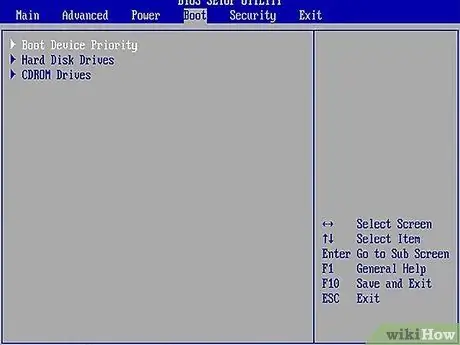 Skift computerens BIOS -indstillinger Trin 4