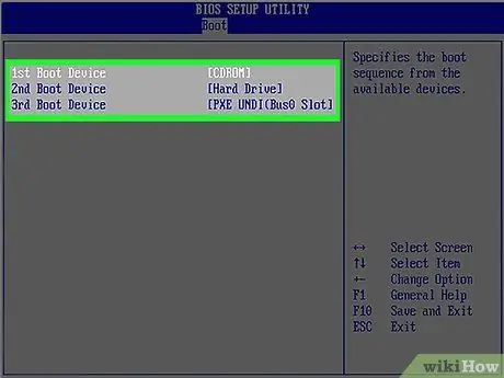 Cambiar la configuración del BIOS de la computadora Paso 7