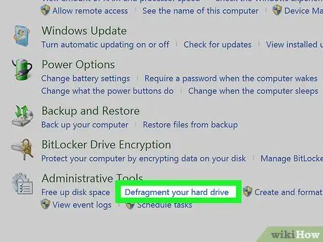 Defragmentirajte disk v računalniku z operacijskim sistemom Windows Korak 18