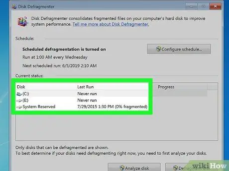 Defragment Disk ntawm Windows Computer Kauj Ruam 19