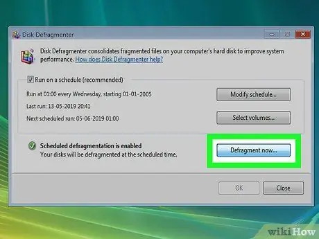 Defragmenter en disk på en Windows -computer Trin 28