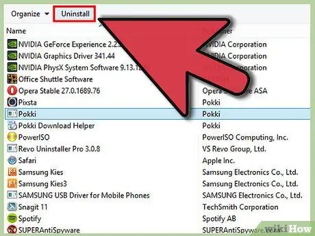 Dezinstalați Pokki Pasul 4