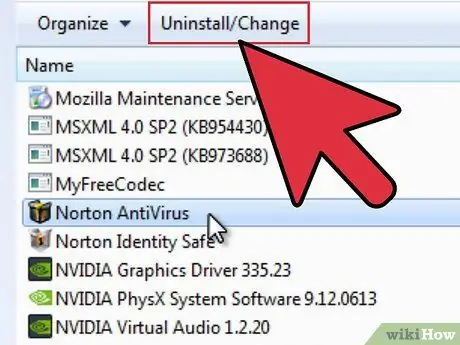 Lülitage Norton Antivirus 6. samm välja