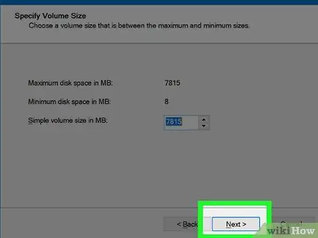 Erstellen Sie eine Partition Schritt 15