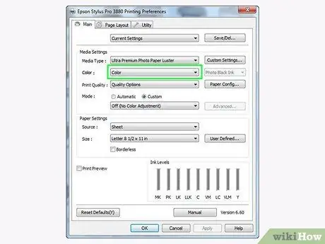 Addım 8 Epson Yazıcılarında Qara və Ağ rəngdə çap edin