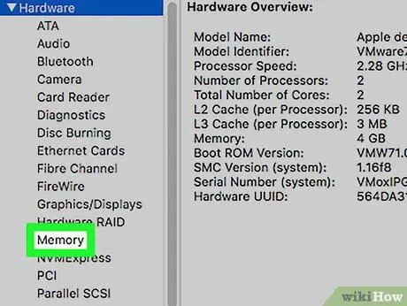 Компьютерде же Macта RAM ылдамдыгын текшериңиз 8 -кадам