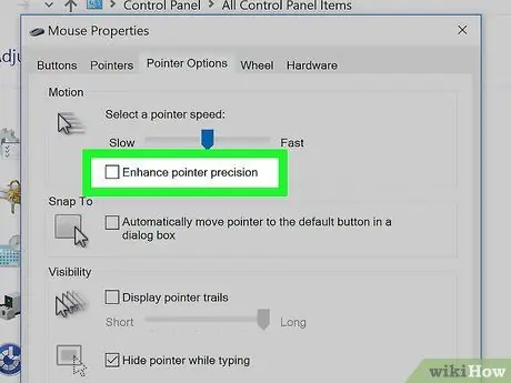 Hloov Mouse Sensitivity Step 7