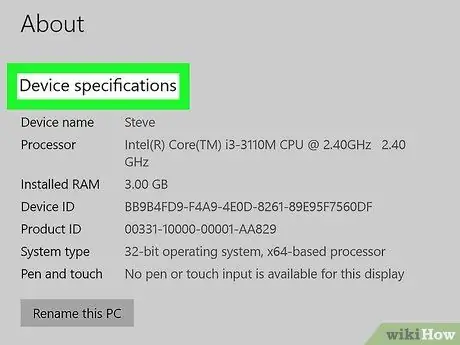 Check Computer Specifications Step 5