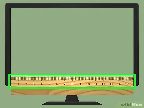 Measure Monitor Size Step 1