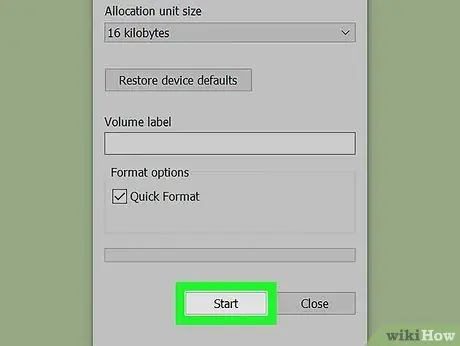 Format a Flash Drive Step 9