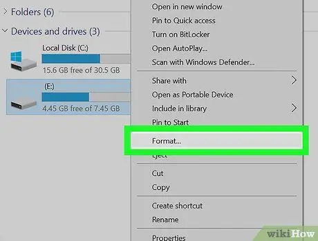 Formateer 'n Flash Drive Stap 6